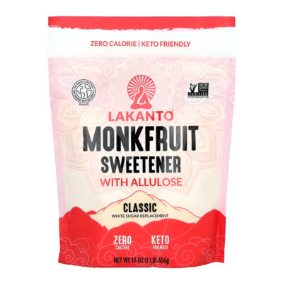 Цукрозамінник Lakanto Monkfruit Sweetener with Allulose, 454 гр